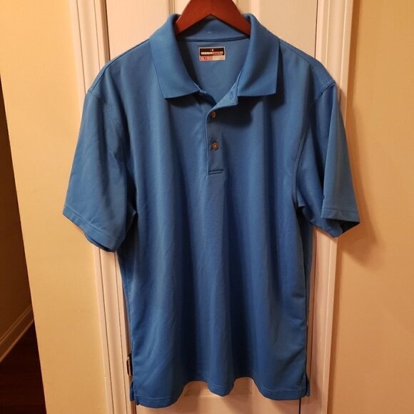 Grand Slam Other - GRAND SLAM Men's Blue Polo Style Shirt